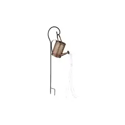 Netto Marken-Discount LED Solarleuchte, Gießkanne, gold, Erdspieß, H 85 cm Angebot