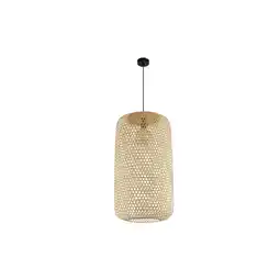Netto Marken-Discount Hängeleuchte, Bambus-Geflecht, natur, 39 cm, MIRENA Angebot