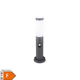 Netto Marken-Discount LED Sockelleuchte, Edelstahl, anthrazit, Sensor, H 45 cm Angebot