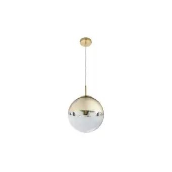 Netto Marken-Discount Hängelampe, Glaskugel, gold transparent, 25 cm, VARUS Angebot