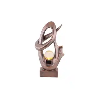 Netto Marken-Discount LED Solarleuchte, Feuereffekt bronze, Glas Crackle Design H 45 cm Angebot