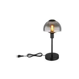Netto Marken-Discount Tischleuchte, Touch, Rauchoptik, schwarz, H 32cm Angebot