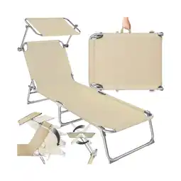 Netto Marken-Discount tectake Gartenliege, klappbar, 4-fach verstellbare Rückenlehne, 190 x 68 x 28 cm Angebot