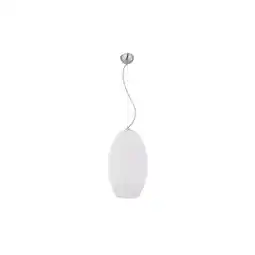 Netto Marken-Discount Hängeleuchte, nickel-matt, Glas, gestreift, H 120 cm Angebot