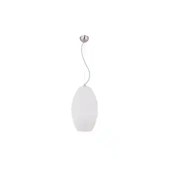 Netto Marken-Discount Hängeleuchte, nickel-matt, Glas, gestreift, H 120 cm Angebot