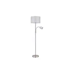 Netto Marken-Discount Stehleuchte, Textil grau, Lesespot verstellbar, H 170 cm Angebot