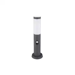 Netto Marken-Discount Sockelleuchte, Edelstahl, anthrazit, Sensor, H 45 cm, BOSTON Angebot
