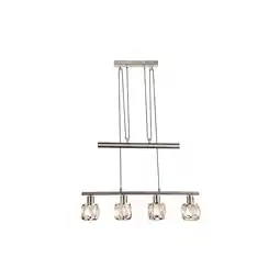 Netto Marken-Discount Hängeleuchte, Glaskristalle klar, höhenverstellbar, L 60 cm Angebot