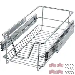 Netto Marken-Discount tectake Teleskopschublade, verchromt, verstellbare Breite, einfache Montage Angebot