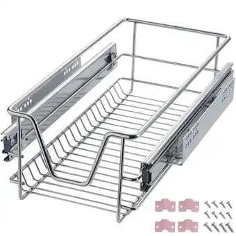 Netto Marken-Discount tectake Teleskopschublade, verchromt, verstellbare Breite, einfache Montage Angebot