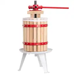 Netto Marken-Discount tectake Saftpresse 6 l, mechanisch, optimale Kraftübertragung, 60 x 45 x 28 cm Angebot