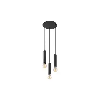 Netto Marken-Discount Hängeleuchte, Holz, schwarz, H 160 cm Angebot
