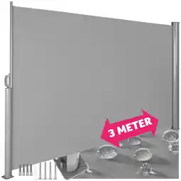 Netto Marken-Discount tectake Seitenmarkise, aus Aluminium, Schutz vor Sonne und Wind, 180 x 300 cm Angebot