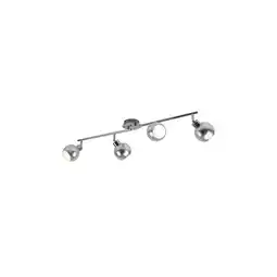 Netto Marken-Discount Spotleiste, Chrom silber mit beweglichen Strahlern, L 83 cm Angebot
