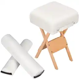 Netto Marken-Discount tectake Hocker mit 2 Lagerungsrollen, aus Holz und Kunstleder, gute Polsterung, leichte Reinigung Angebot