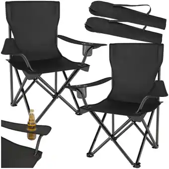 Netto Marken-Discount tectake 2er Set Campingstuhl, faltbar, geringes Gewicht, 80 x 48 x 84,5 cm Angebot
