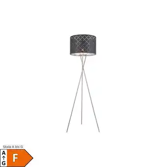 Netto Marken-Discount LED, Stehlampe, grau, Textilschirm, Schalter, H 160 cm Angebot