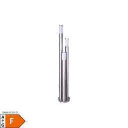 Netto Marken-Discount LED Stehlampe, Edelstahl, 3-Säulen, H 170 cm Angebot