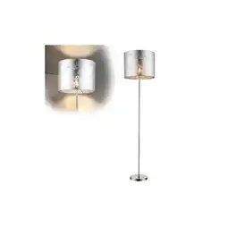 Netto Marken-Discount LED Stehleuchte, Textil, silber-metallic, Nickel-matt, H 160 cm Angebot