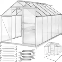 Netto Marken-Discount tectake Gewächshaus aus Aluminium mit Fundament Angebot