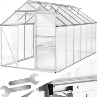 Netto Marken-Discount tectake Gewächshaus aus Aluminium ohne Fundament Angebot