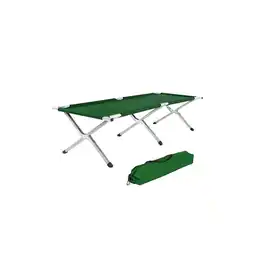 Netto Marken-Discount tectake Feldbett, mit Aluminiumgestell, Belastbarkeit 150 kg, 190 x 70 x 45 cm Angebot