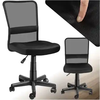 Netto Marken-Discount tectake Bürostuhl, ergonomische Form, mit Netzstoffbezug, stufenlos höhenverstellbar Angebot