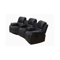Netto Marken-Discount Happy Home Home-Cinema 3-Sitzer Polstergarnitur HSS07-SCH Angebot