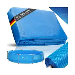 Netto Marken-Discount tectake Poolabdeckung, rund und selbstschwimmend, Stärke 110 µm, Durchmesser 488 cm Angebot