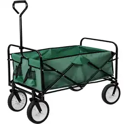 Netto Marken-Discount tectake Bollerwagen, faltbar, abnehmbarer Stoffeinsatz mit 2 Netztaschen, Belastbarkeit 80 kg Angebot