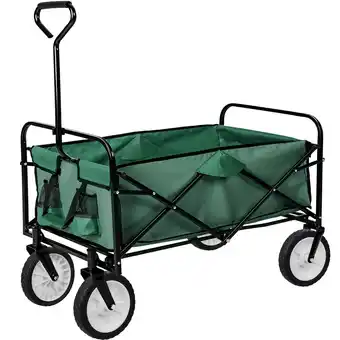 Netto Marken-Discount tectake Bollerwagen, faltbar, abnehmbarer Stoffeinsatz mit 2 Netztaschen, Belastbarkeit 80 kg Angebot