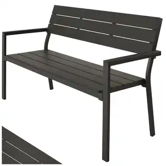 Netto Marken-Discount tectake Gartenbank, 2-Sitzer, wetterfest, 128 x 59 x 88 cm Angebot