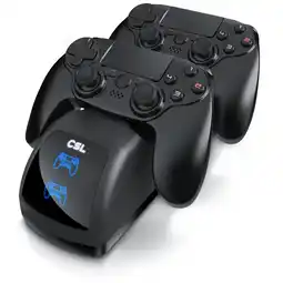 Netto Marken-Discount CSL Dual Ladestation für 2x PS4 Gamepads - PS4 Controller Stand Charger / Ladegerät Angebot