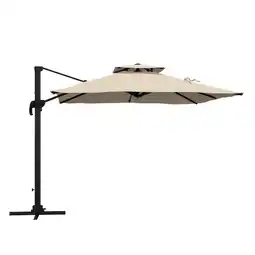 Netto Marken-Discount Outsunny Ampelschirm Aluminum, Polyester Angebot
