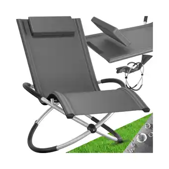 Netto Marken-Discount tectake Sonnenliege, mit Textilene, Belastbarkeit 150 kg, 150 x 73 x 93 cm Angebot