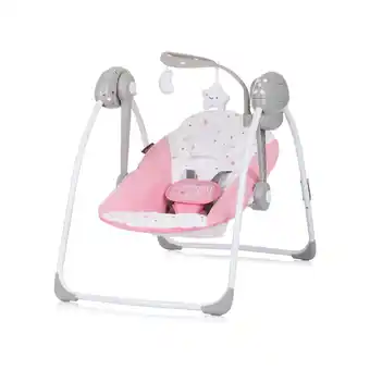 Netto Marken-Discount Chipolino Babywippe elektrisch Moonlight Musikfunktion, Fernbedienung, klappbar rosa Angebot