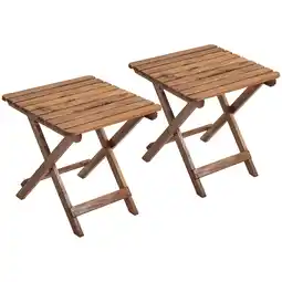 Netto Marken-Discount Outsunny Beistelltisch Akazienholz Angebot