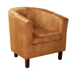 Netto Marken-Discount riess-ambiente Sessel HEMINGWAY - senfgelb Samt Armlehnen Cocktailsessel Rundum Bezug Massivholz Angebot