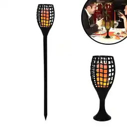 Netto Marken-Discount Starlyf LED Solarleuchte, Solar Feuer Fackel für den Garten Flame Angebot