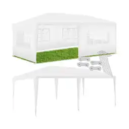 Netto Marken-Discount tectake Pavillon, 6 x 3 m, mit UV-Schutz, inklusive Spannseile und Heringe Angebot
