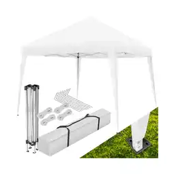 Netto Marken-Discount tectake Pavillon, 3 x 3 m, höhenverstellbare Füße, inklusive Spannseile, Heringe und Tragetasche Angebot