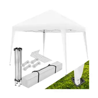 Netto Marken-Discount tectake Pavillon, 3 x 3 m, höhenverstellbare Füße, inklusive Spannseile, Heringe und Tragetasche Angebot
