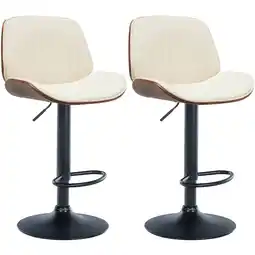 Netto Marken-Discount CLP 2er Set Barhocker Nova I Kunstleder-Bezug I Höhenverstellbarer Barstuhl Angebot