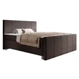 Netto Marken-Discount Boxspringbett Florenz 180x200cm versch. Farben - Braun Angebot