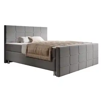 Netto Marken-Discount Boxspringbett Florenz 180x200cm versch. Farben - Grau Angebot
