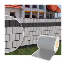 Netto Marken-Discount Plantiflex Sichtschutzrolle für Doppelstabmattenzaun 35m - grau Angebot