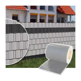 Netto Marken-Discount Plantiflex Sichtschutzrolle für Doppelstabmattenzaun 35m - grau Angebot