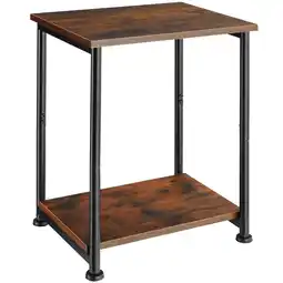 Netto Marken-Discount tectake Beistelltisch, Industrial Style, mit 2 Ablagen, 38,5 x 30 x 51,5 cm Angebot