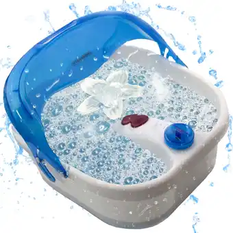 Netto Marken-Discount Steinborg Fußsprudelbad Massagefunktion Warmhaltefunktion 3 Stufen Angebot