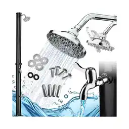 Netto Marken-Discount tectake Solardusche, 20 Liter, Regenduschkopf mit Kugelgelenk, inklusive Wasserhahn Angebot